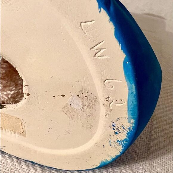 VTG Praying Virgin Mary Head Bust Statue Holland Atlantic Mold Hand Painted EVC. - Picture 9 of 9